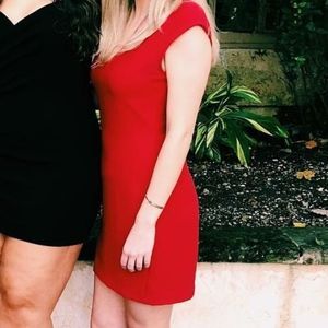 Rory Beca Deep V Cocktail Dress